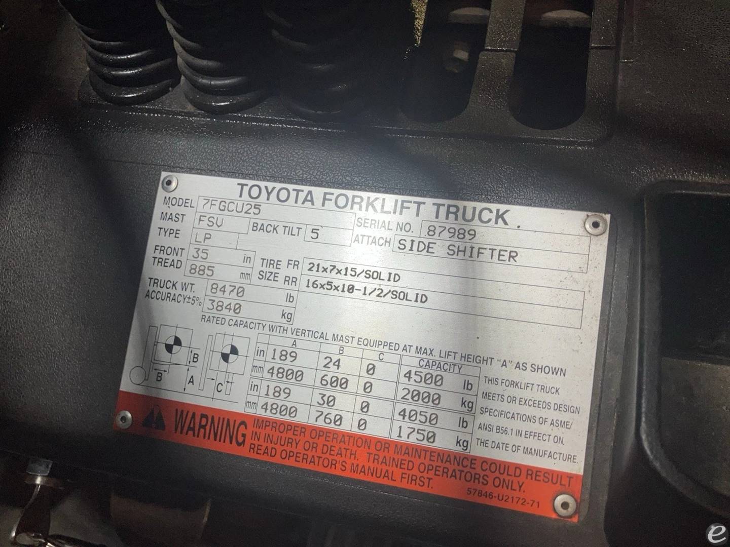 2006 Toyota 7FGCU25
