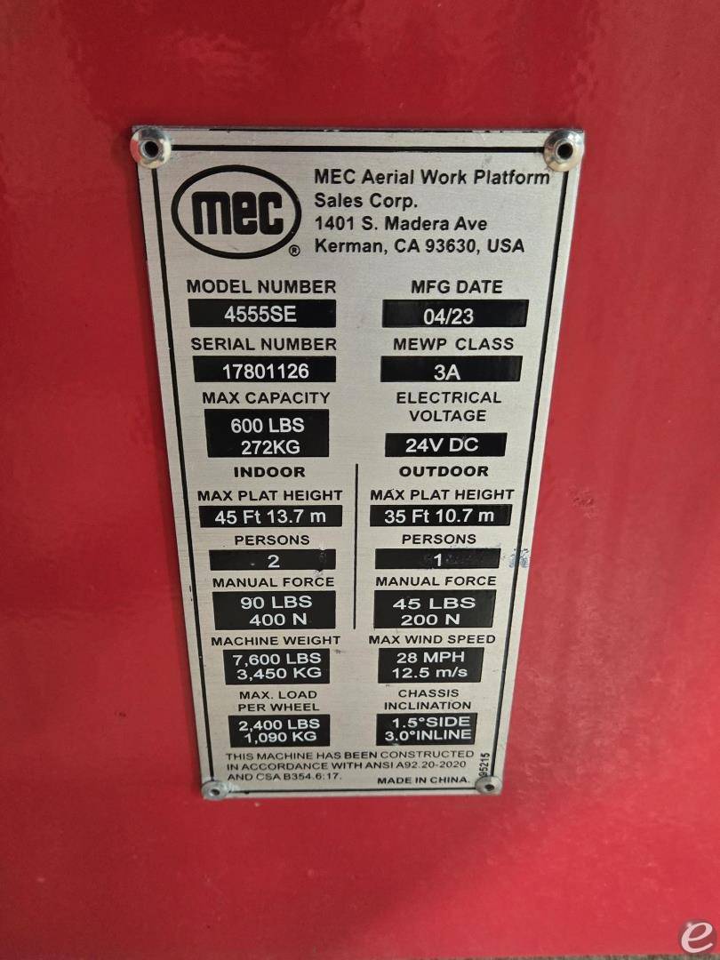 2023 MEC 4555SE
