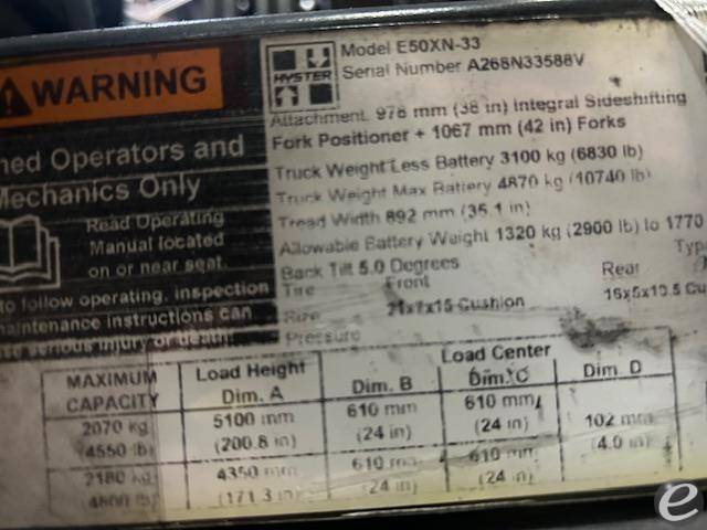 2021 Hyster E50XN