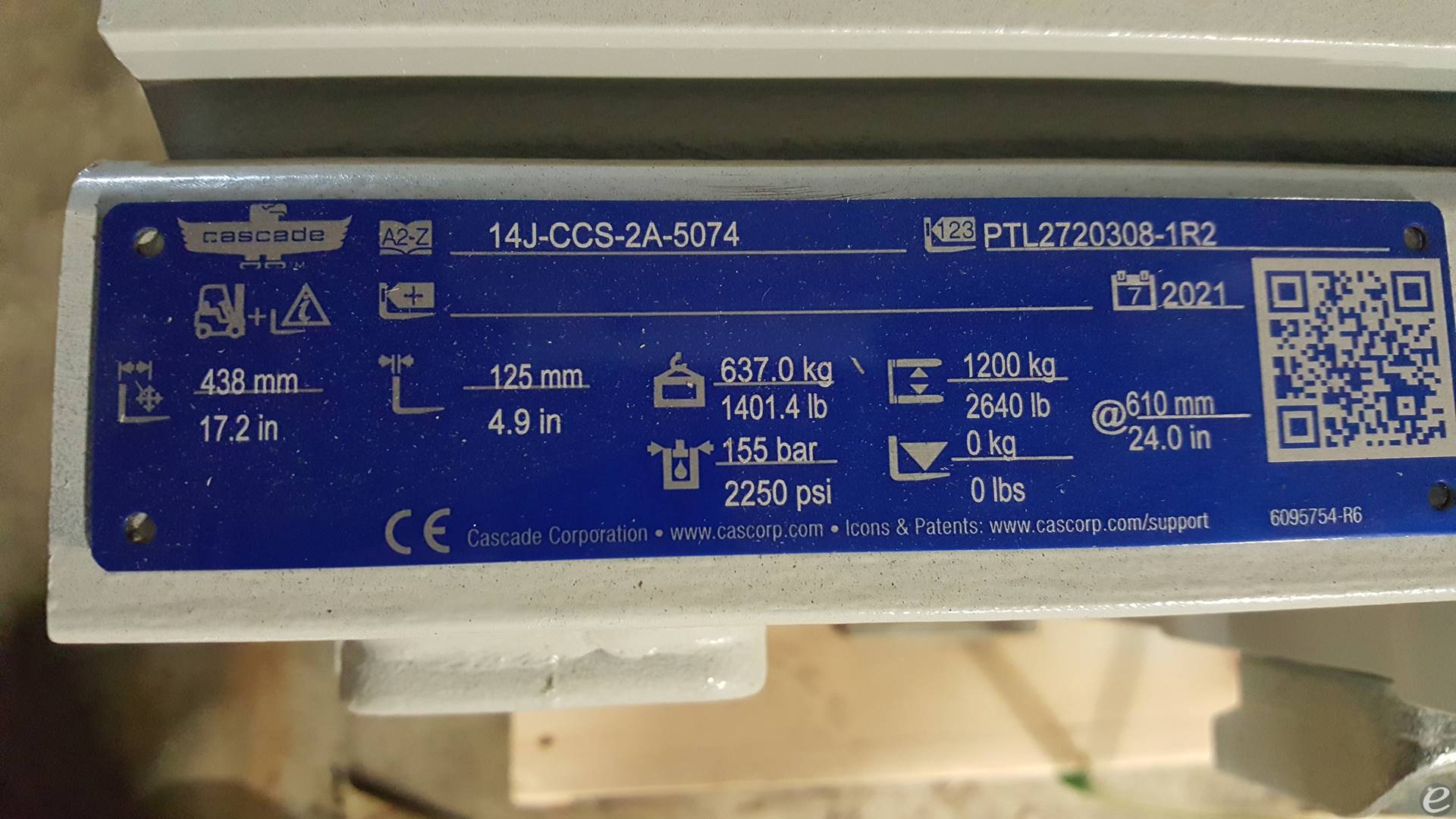 2021 Cascade 14J-CCS-2A-5074