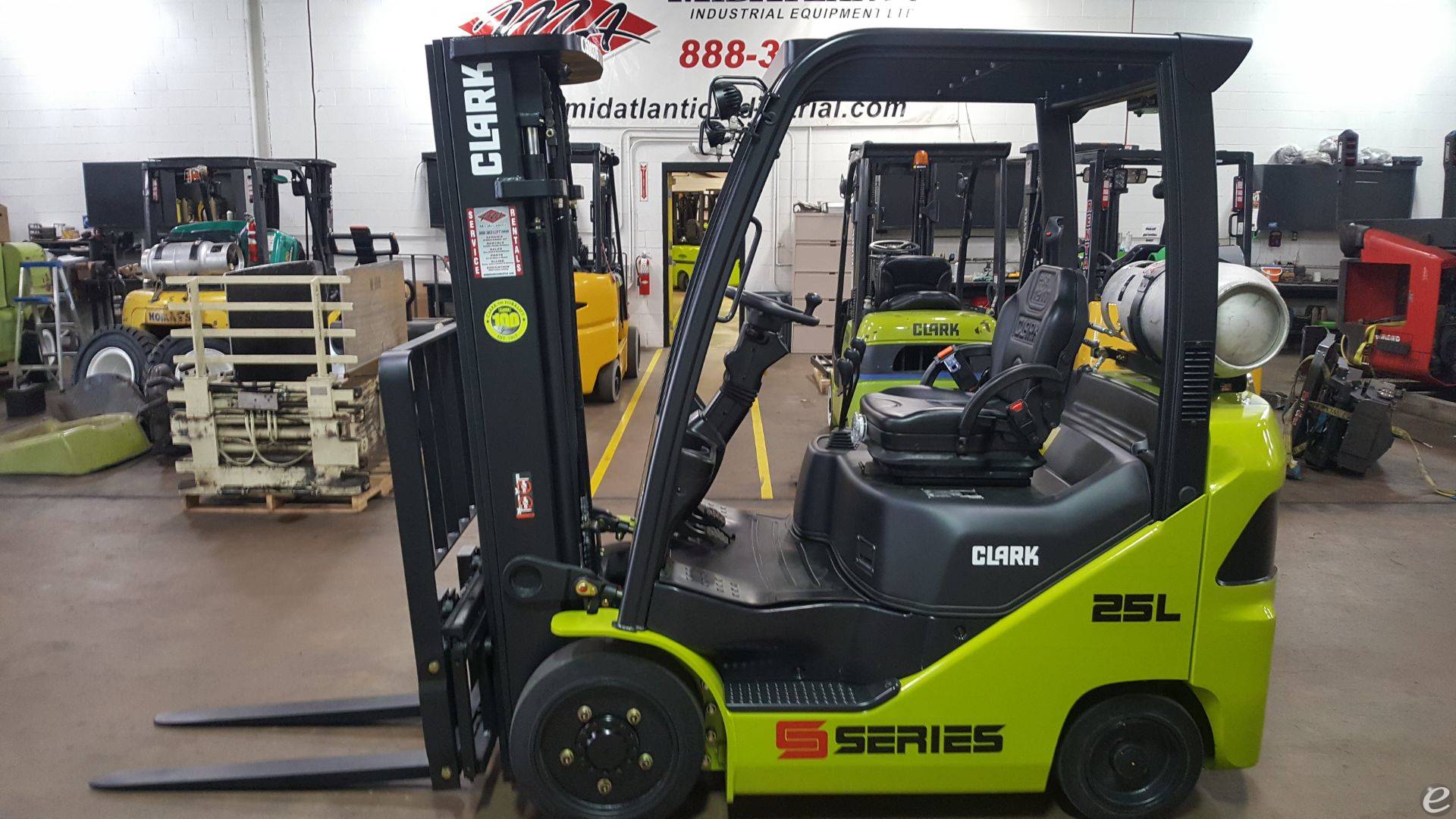 2018 Clark S25C LP Gas Forklift - 123Forklift