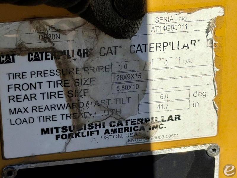 2019 Cat DP30N