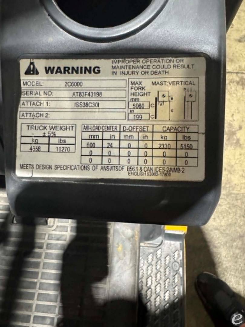2019 Cat 2C6000