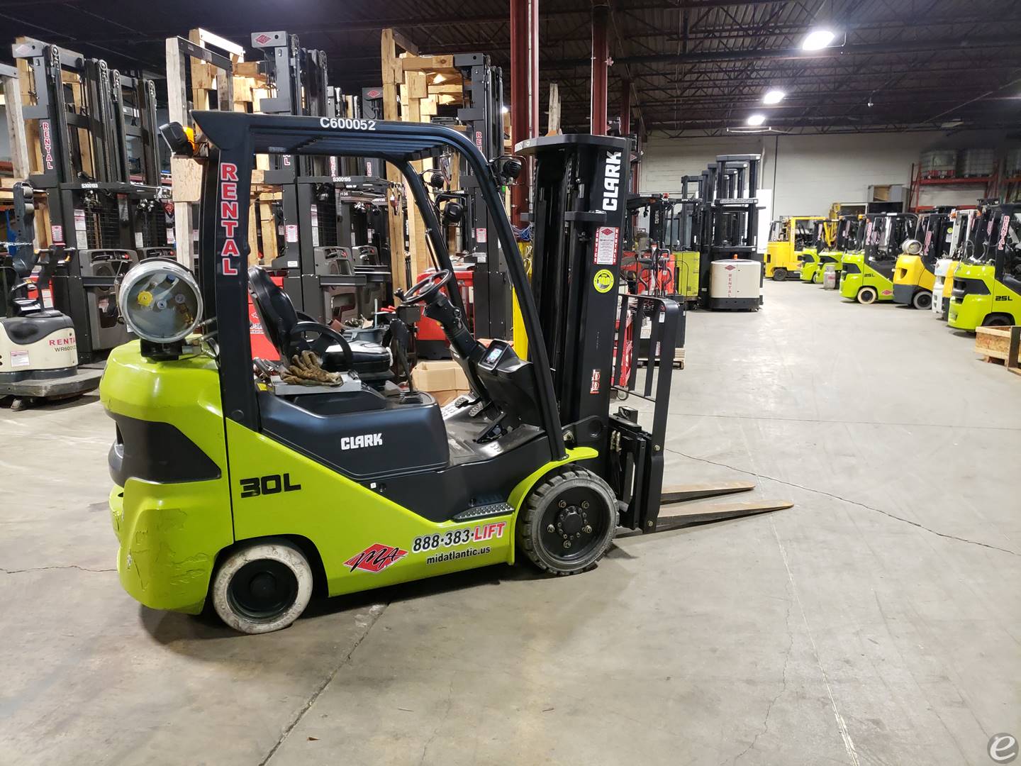 2019 Clark S30C LP Gas Forklift - 123Forklift