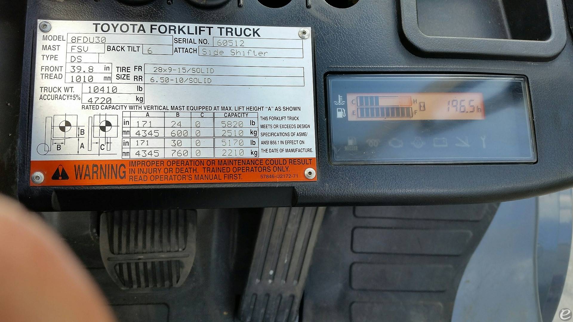 2014 Toyota 8FDU30