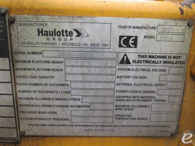 2016 Haulotte Group 55XA