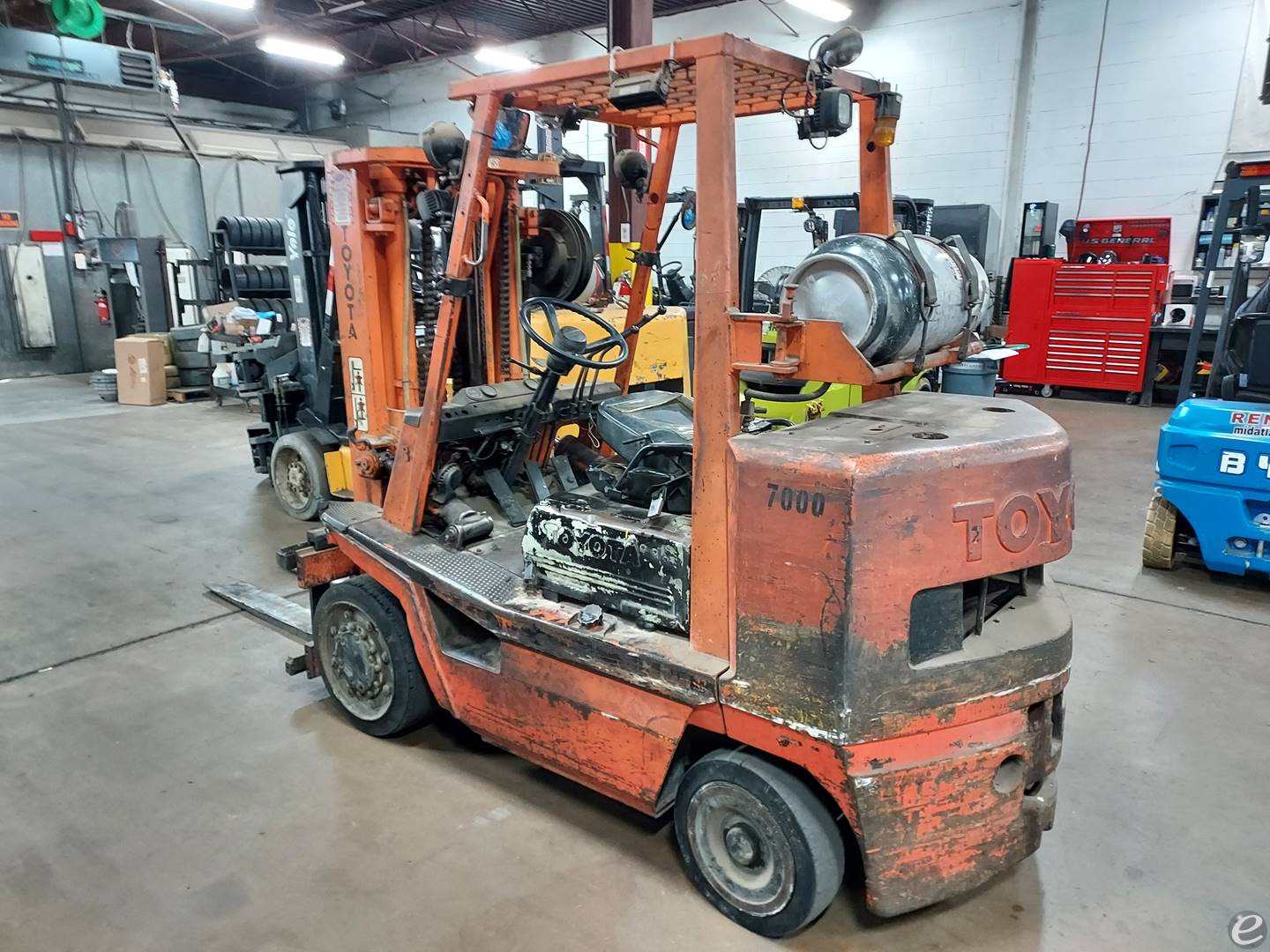 1985 Toyota FGC33 LP Gas Forklift