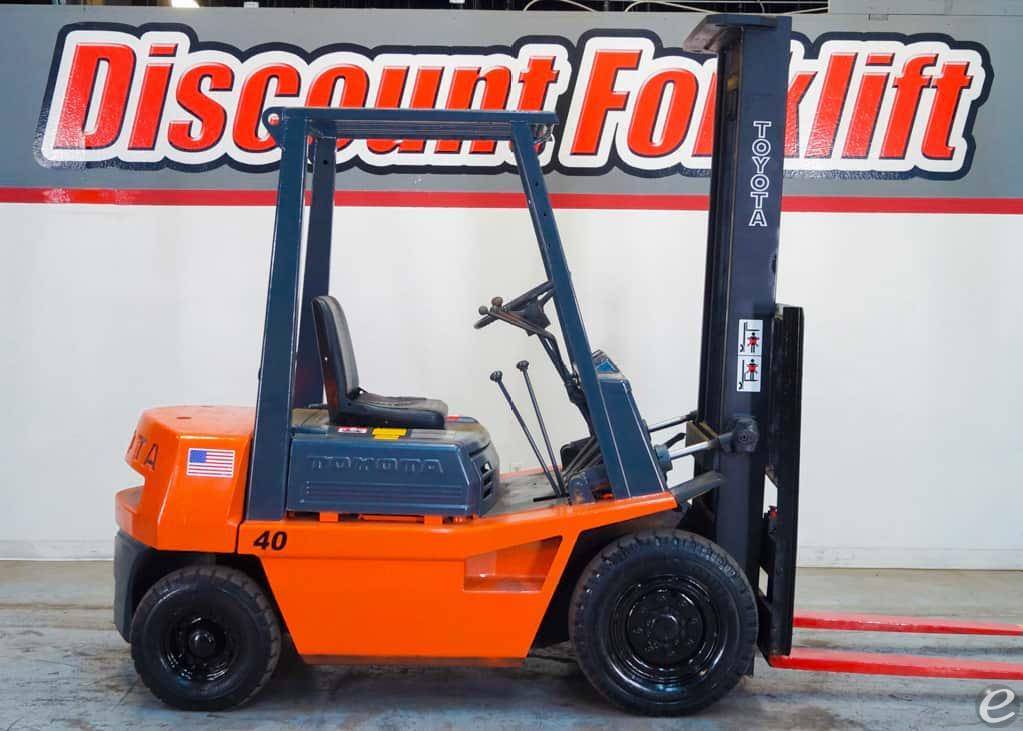 1985 Toyota 42-4FG18 LP Gas Forklif...
