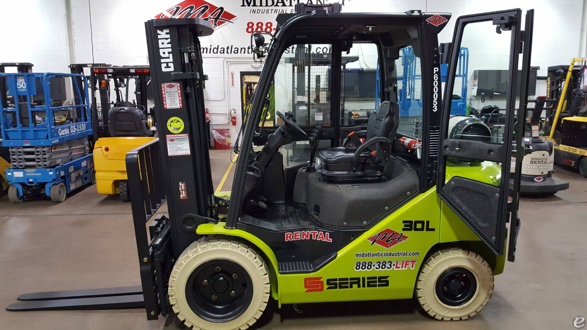 2019 Clark S30 LP Gas Forklift