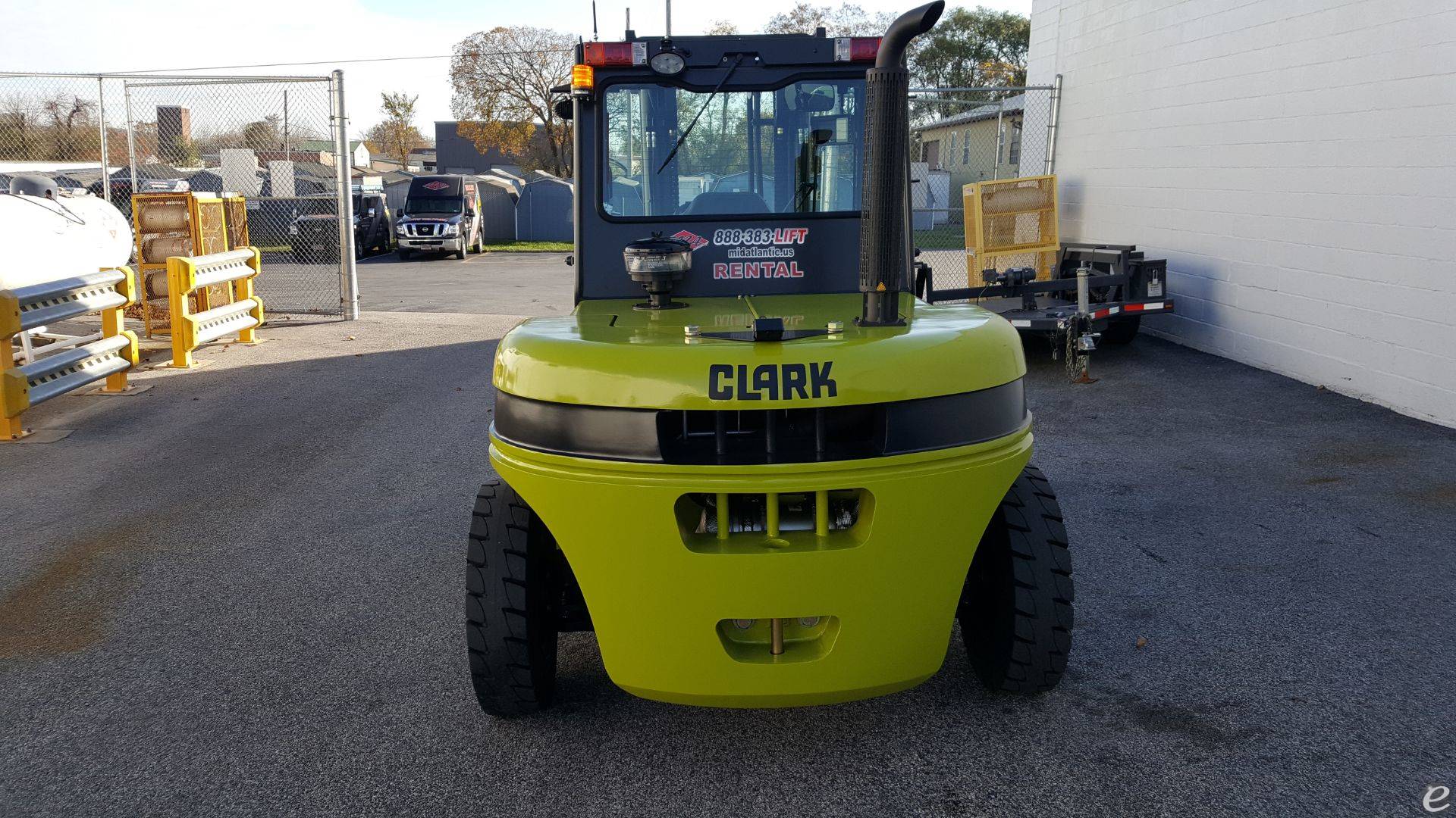 2019 Clark C70 Pneumatic Tire Forklift - 123Forklift
