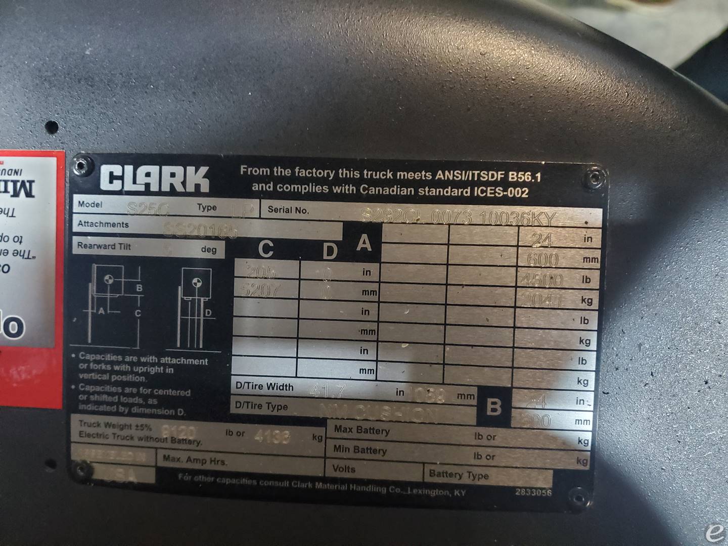 2020 Clark S25C