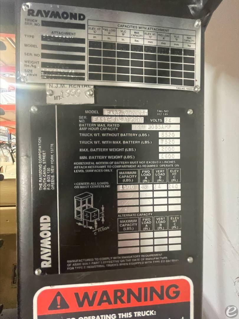 2000 Raymond EASI-OPC30TT Electric Order Picker - 123Forklift