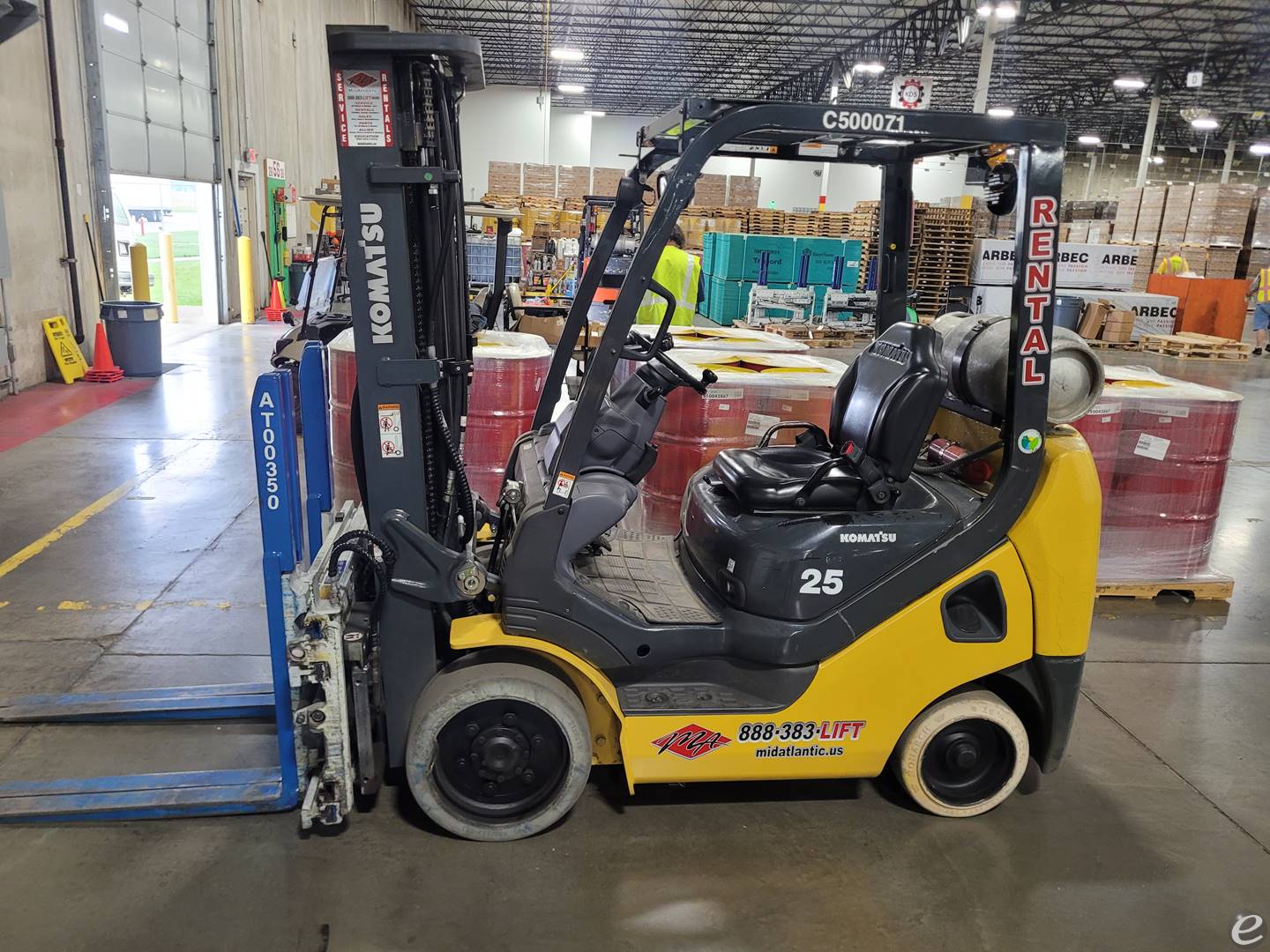 2014 Komatsu FG25ST-16 LP Gas Forklift - 123Forklift