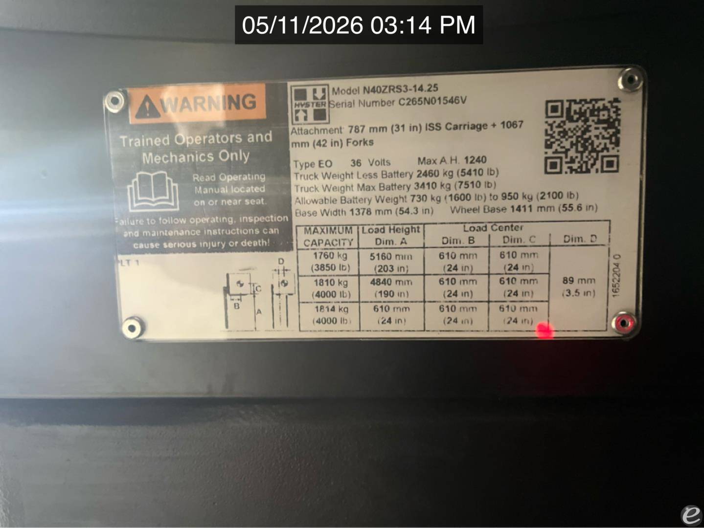 2021 Hyster N40ZRS3
