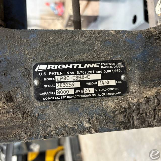 2018 Rightline LP8C-C8B0-C