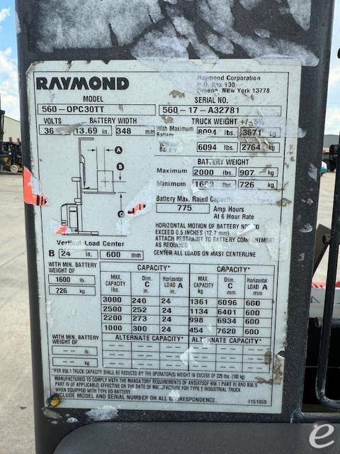 Raymond 560OPC30TT