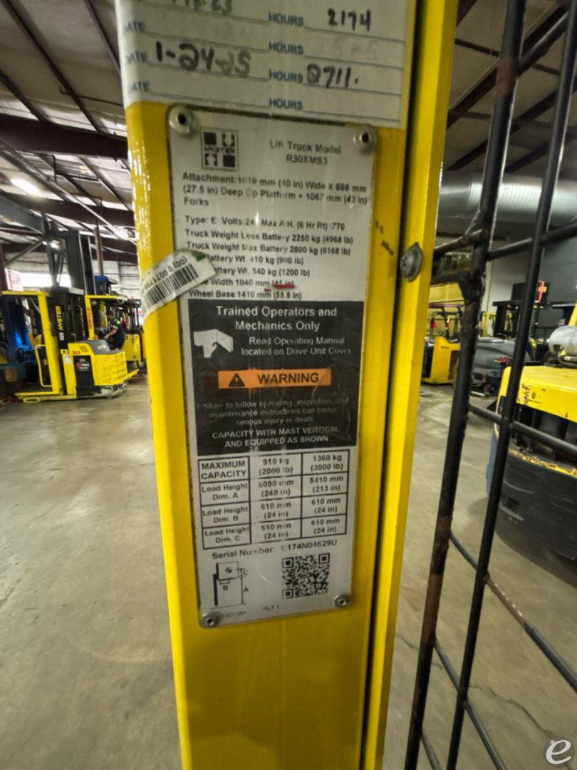 2020 Hyster R30XMS3