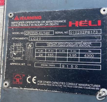 2022 Heli CPCD25