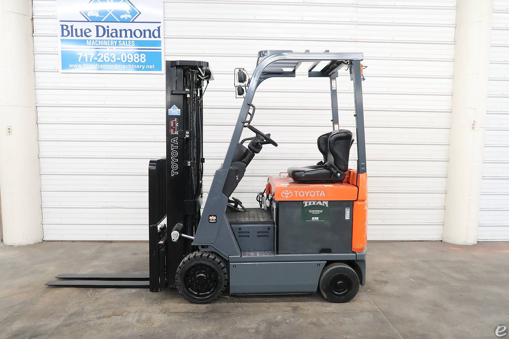 2013 Toyota 7FBCU15 Electric Forklift - 123Forklift