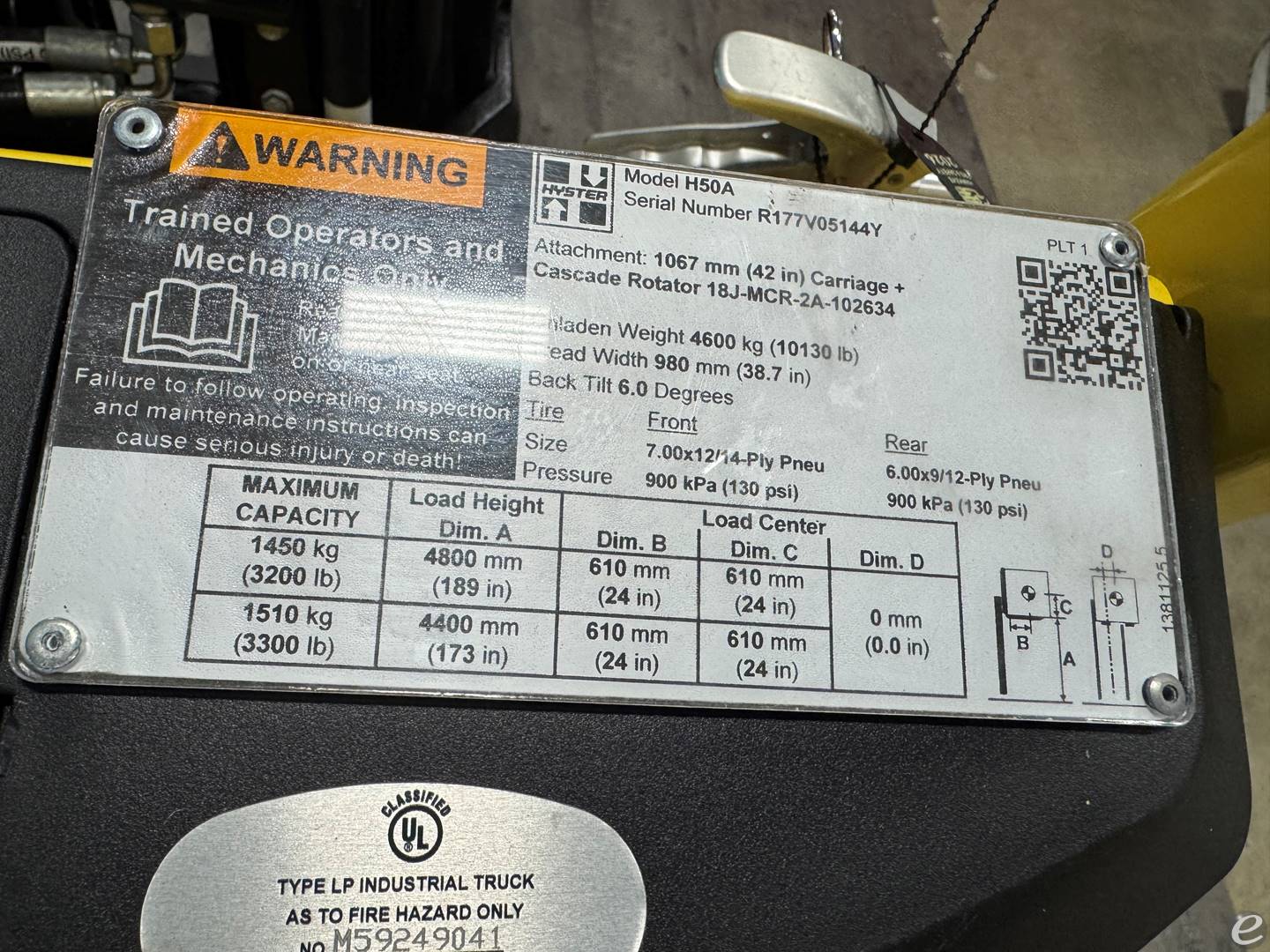 2024 Hyster H50A