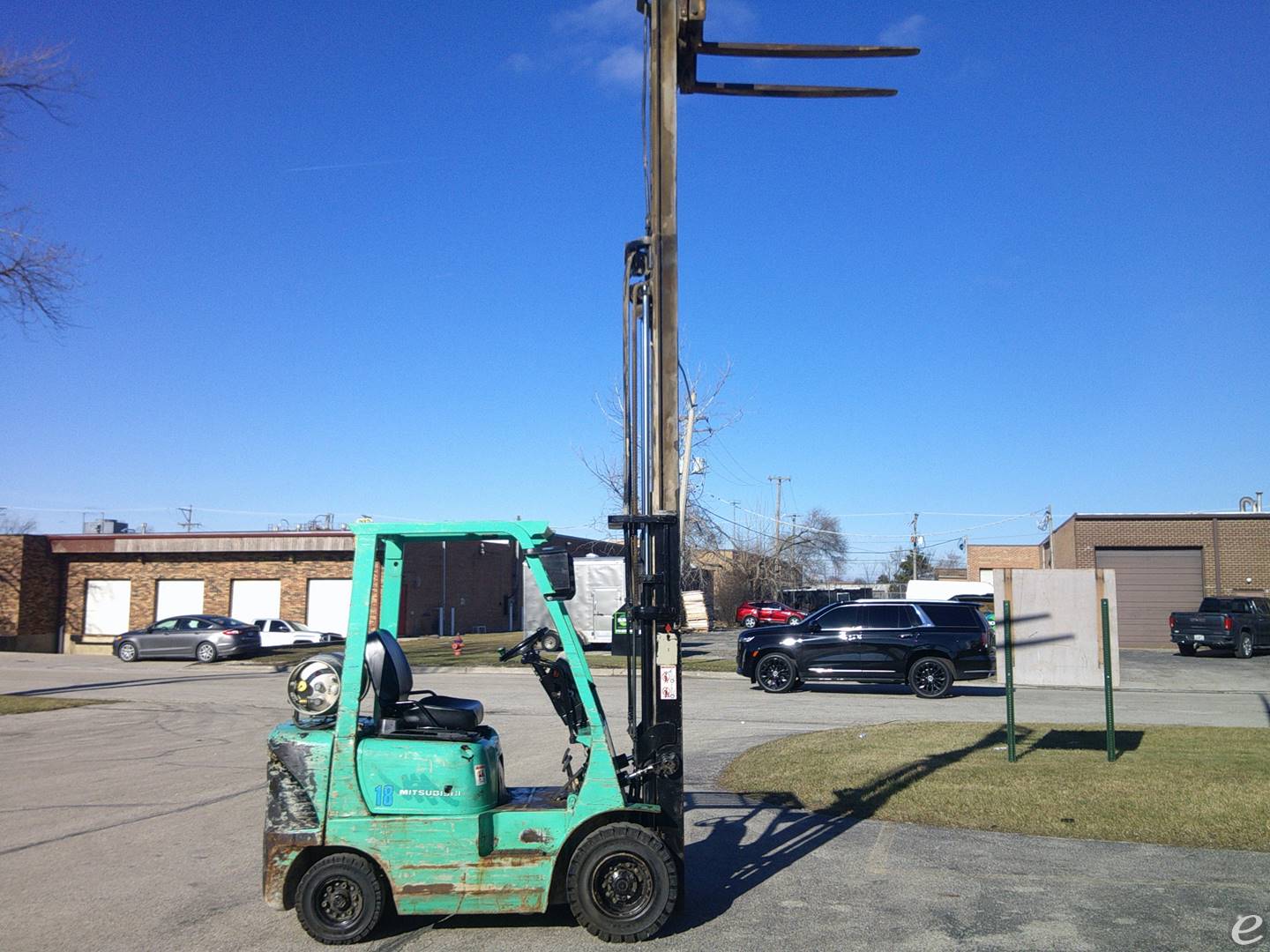 2002 Mitsubishi FG18K LP Gas Forklift - 123Forklift