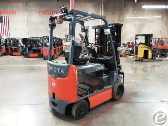 2017 Toyota 8FBCHU25 Electric Forklift - 123Forklift