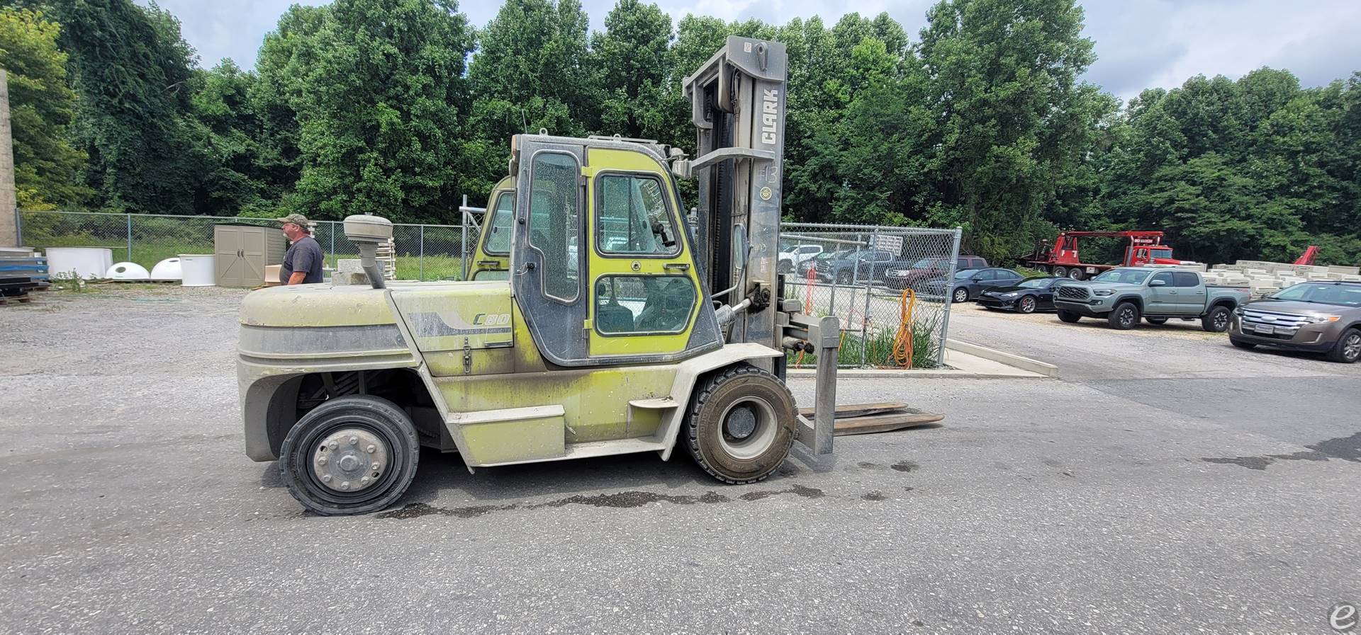 2015 Clark C80D Diesel Forklift