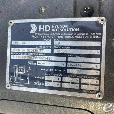 2023 Hyundai 25L-7A