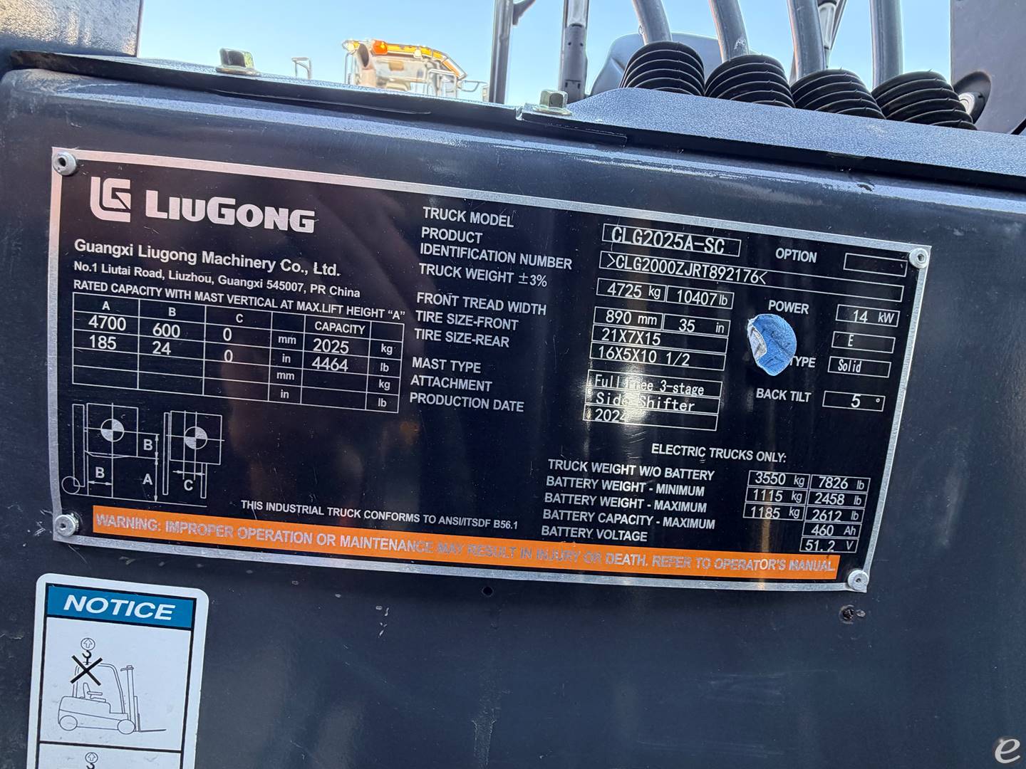 2025 Liugong CLG2025A-SC