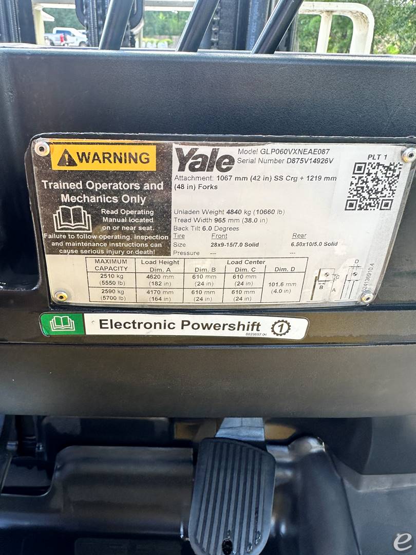 2021 Yale GLP060VX