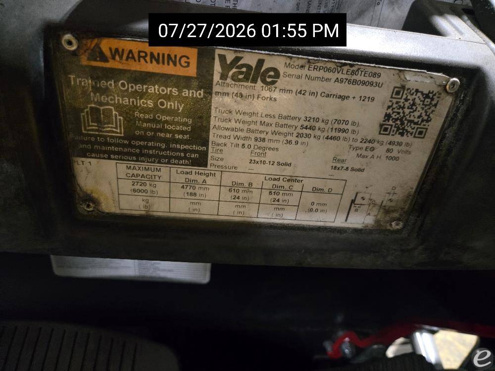 2020 Yale ERP060VL