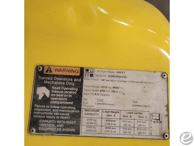 2018 Hyster H50XT LP Gas Forklift - 123Forklift
