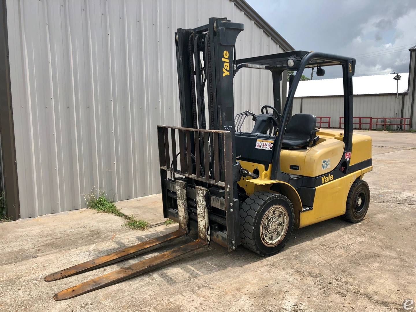 2009 Yale GP080VX Gasoline Forklift - 123Forklift