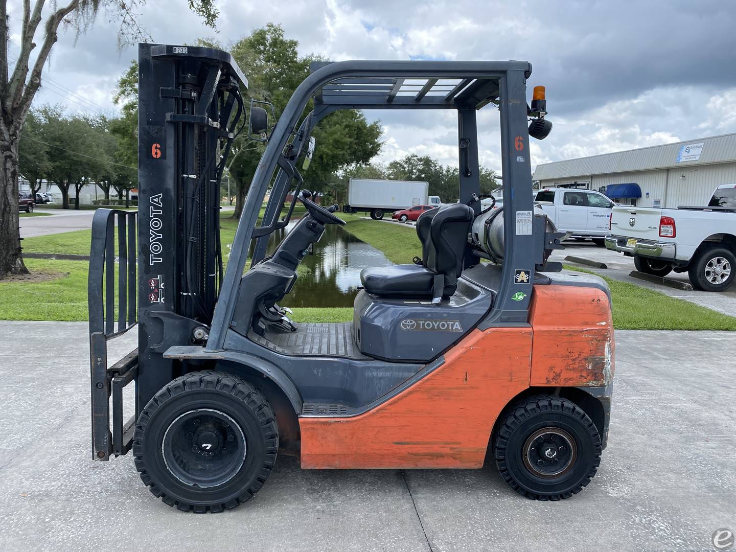 2008 Toyota 8FGU25 LP Gas Forklift