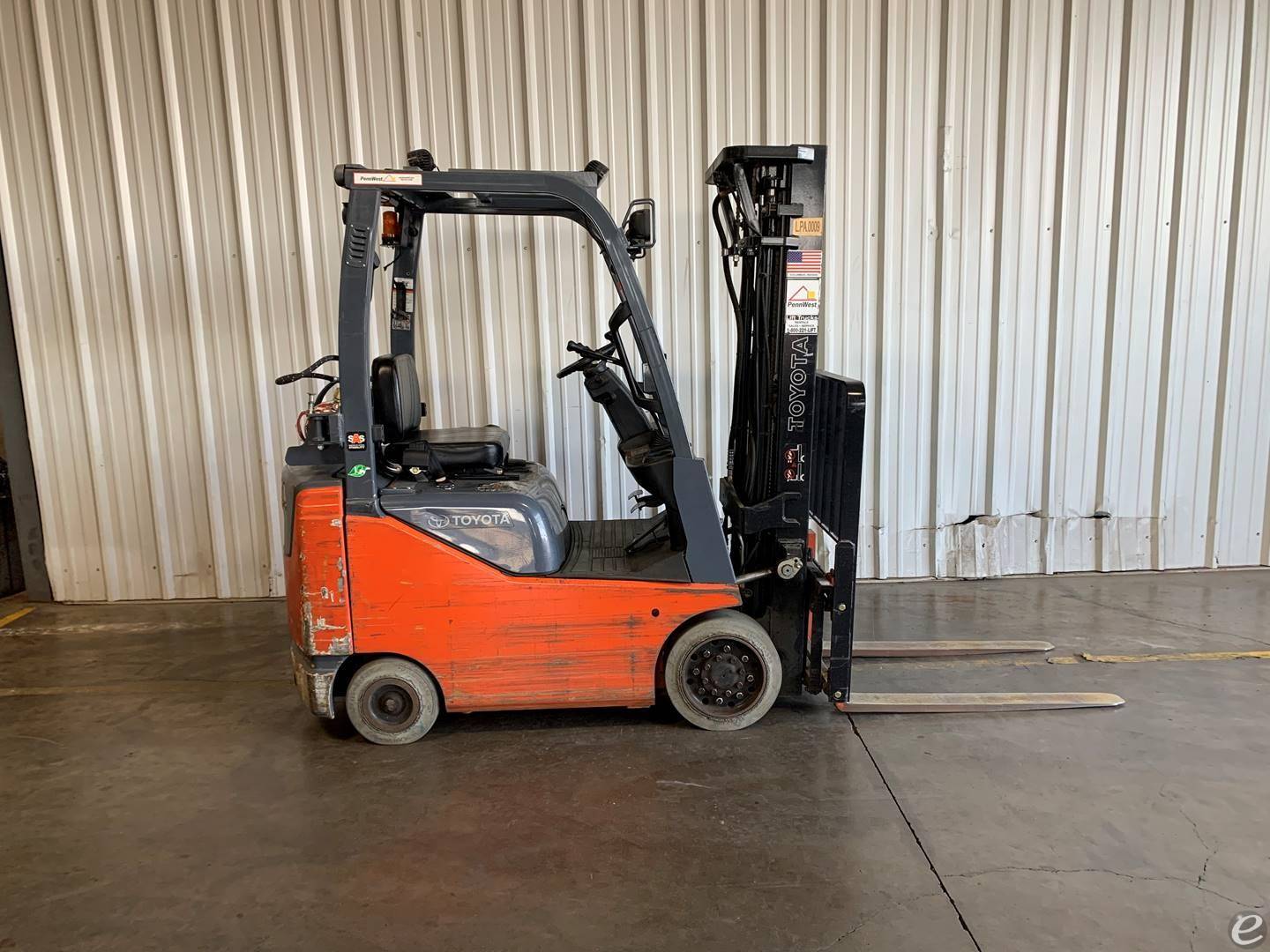 2017 Toyota 8FGCU15 LP Gas Forklift...