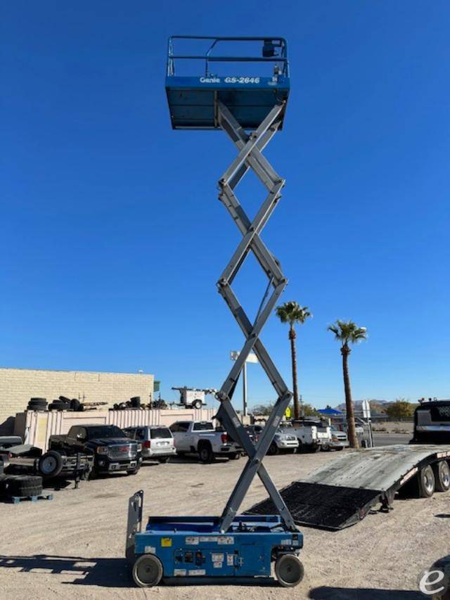 2014 Genie gs-2646 Electric Scissor Lift - 123Forklift