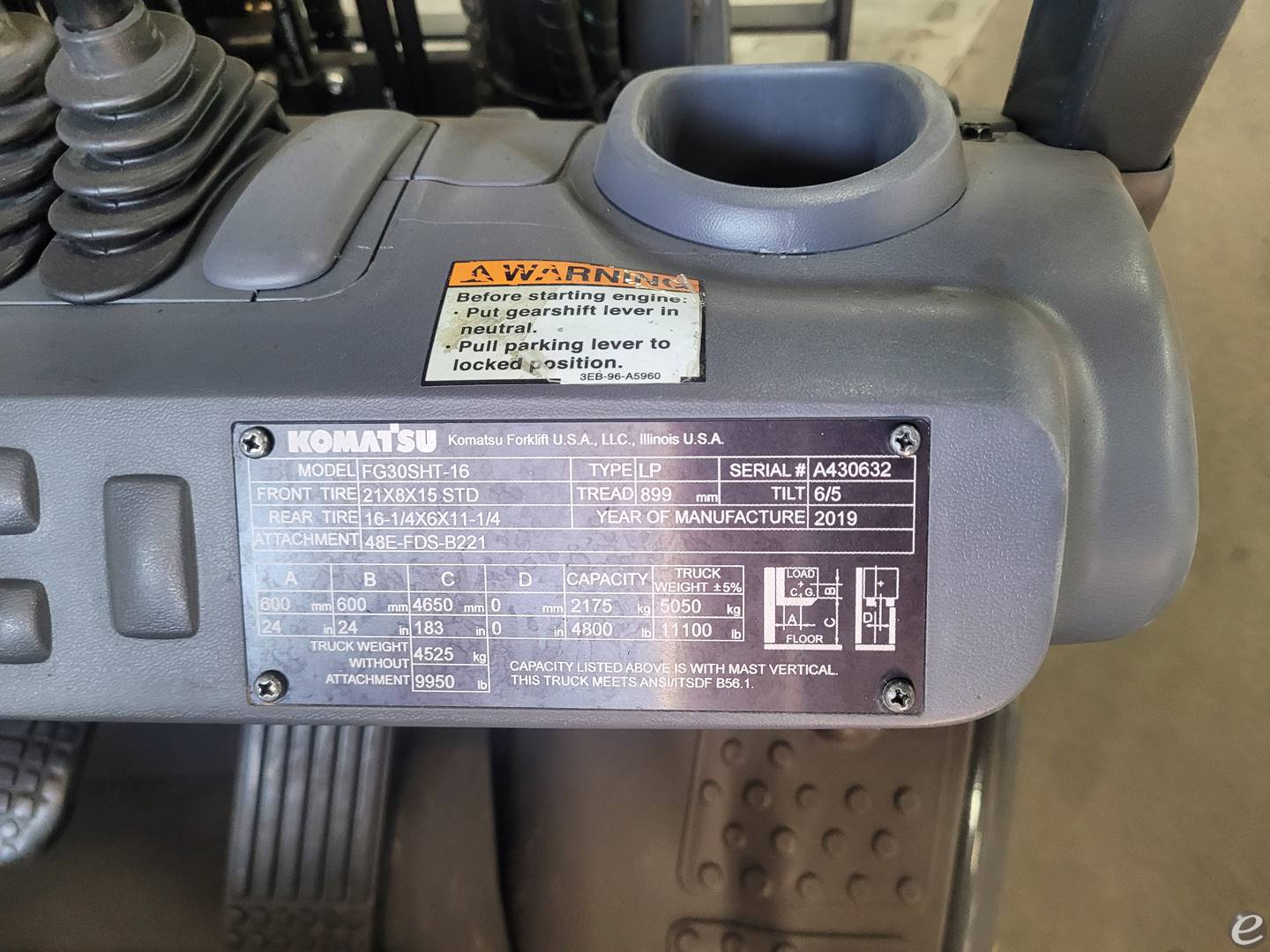  Komatsu FG30SHT-16 LP Gas Forklift - 123Forklift