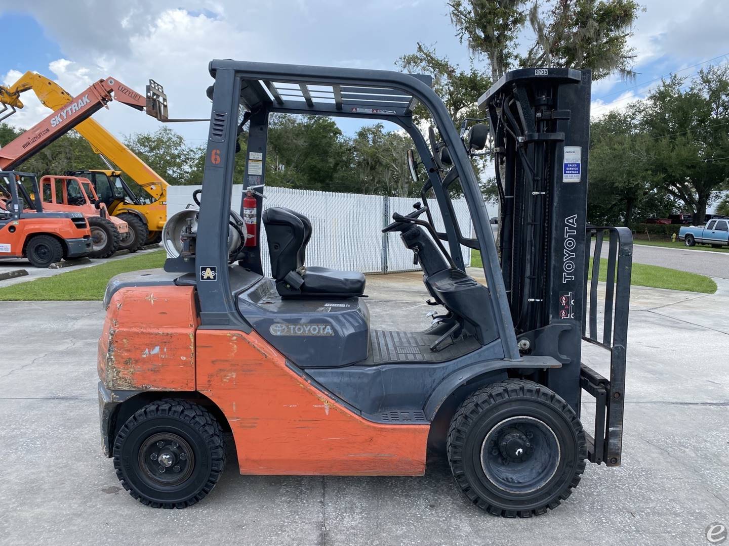 2008 Toyota 8FGU25 LP Gas Forklift - 123Forklift