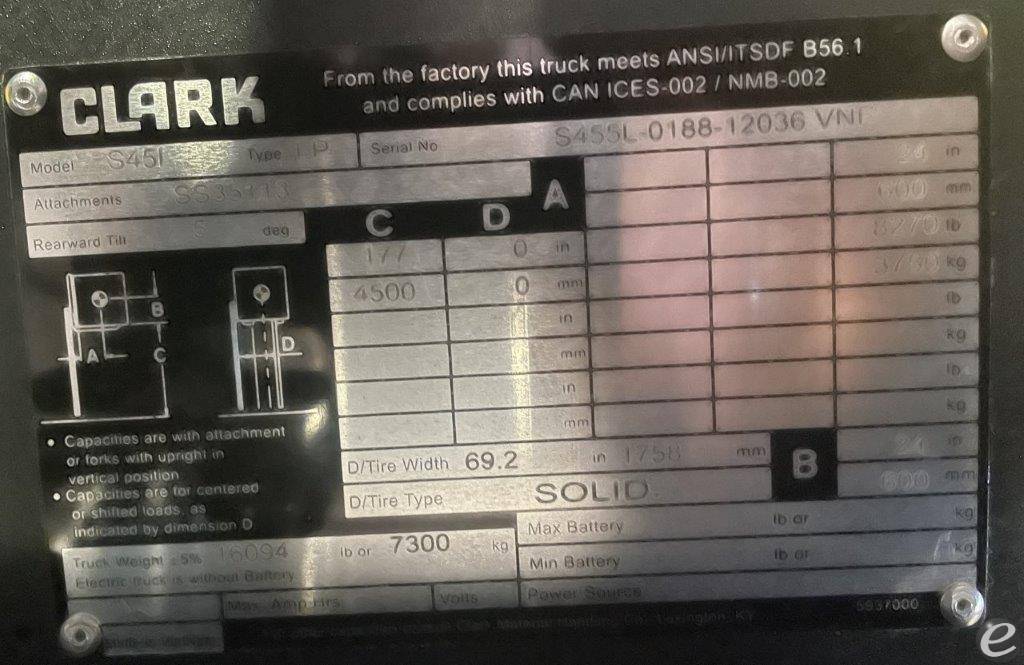 2024 Clark S45L