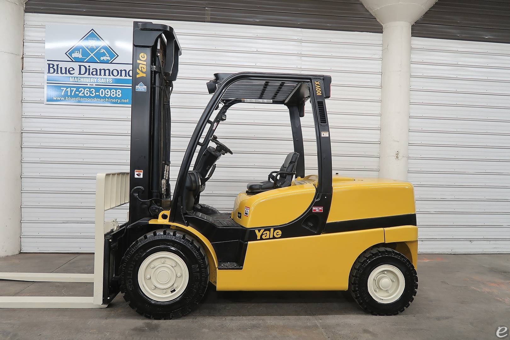 2016 Yale GDP100VX Diesel Forklift - 123Forklift