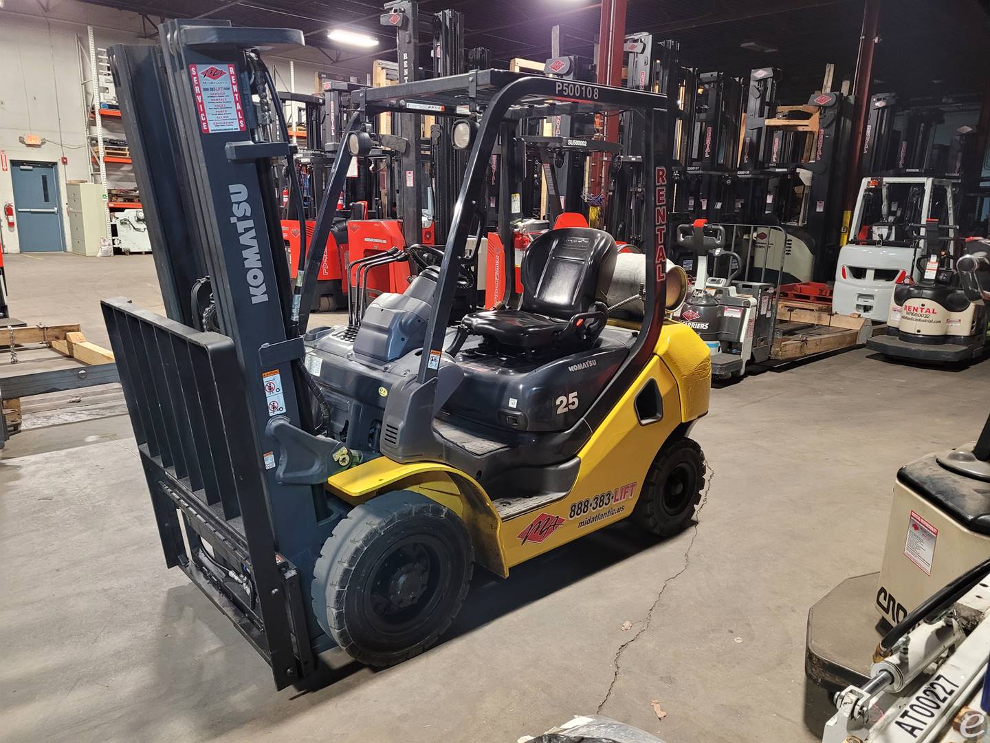 2017 Komatsu FG25T-16 LP Gas Forklift - 123Forklift