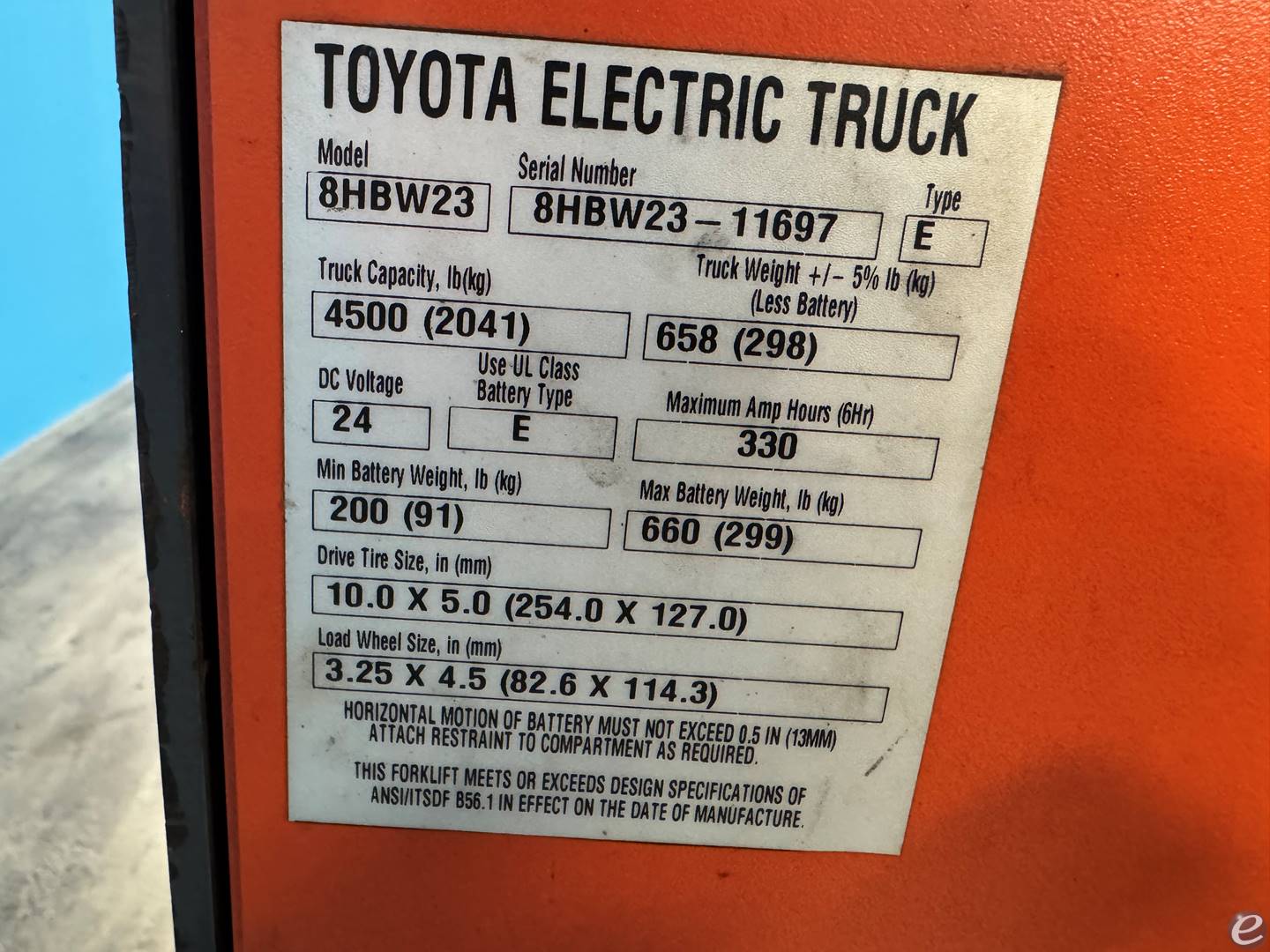Toyota 8HBW23