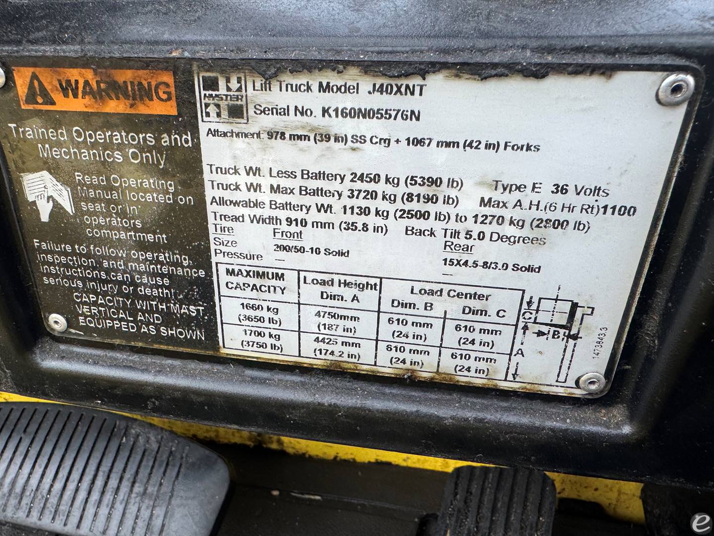 2015 Hyster J40XNT