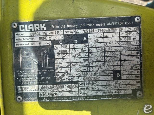 2017 Clark C25CL