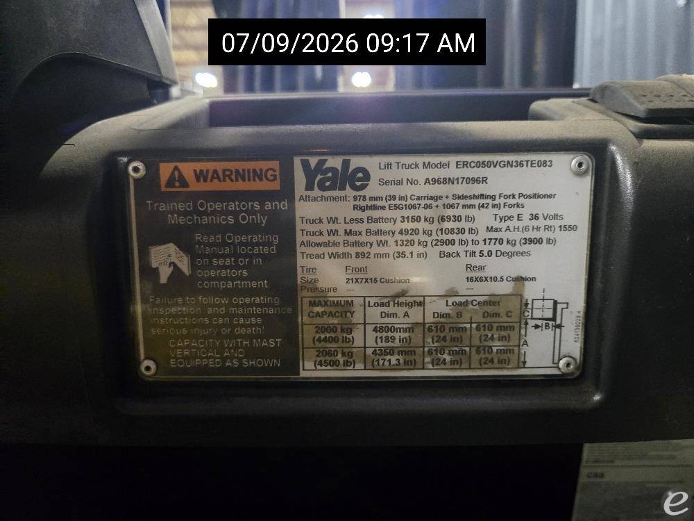 2017 Yale ERC050VG