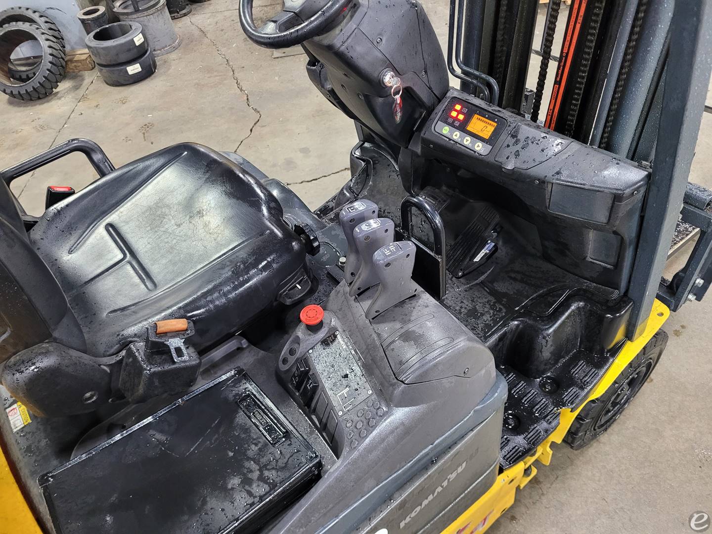 2013 Komatsu FB15MU-12 Electric Forklift - 123Forklift