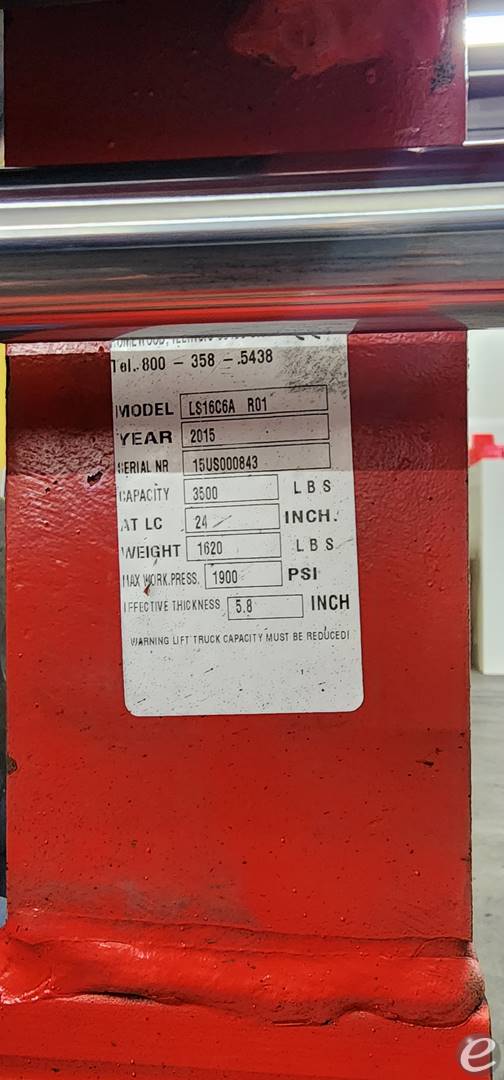 2015 Bolzoni LS16C6A