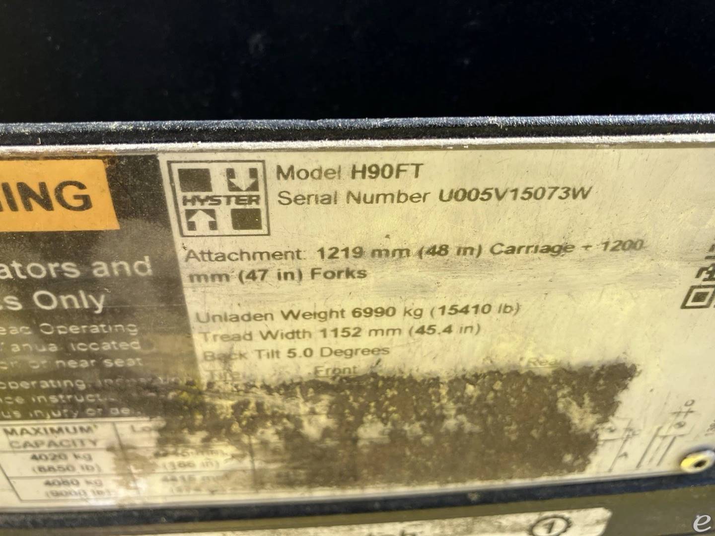 2022 Hyster H90FT