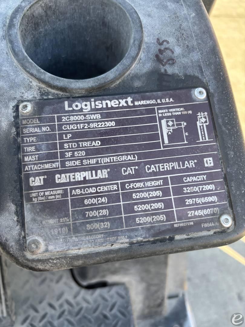 2020 Cat 2C8000-SWB