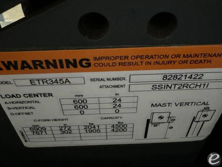 2016 Jungheinrich ETR 345